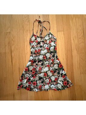 UO Women's Size 2 XSmall Harley Strappy Back Mini Dress